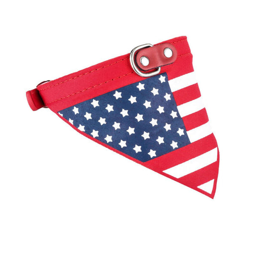Patriot Paws Triangle Scarf USA/England Edition - Urban Pet Dept.