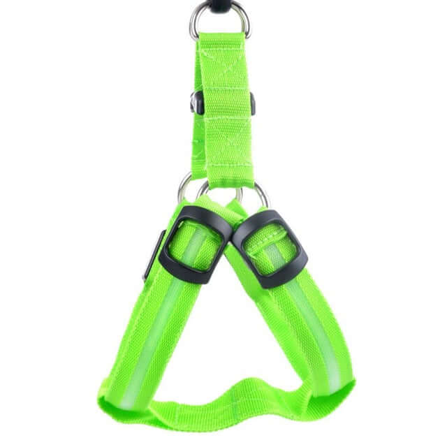 Night Glow Dog Harness With Nylon - Urban Pet Dept.