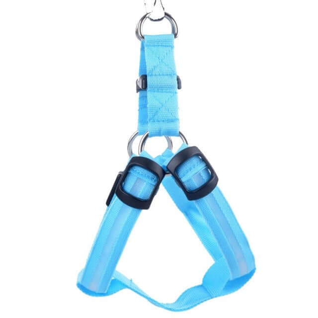 Night Glow Dog Harness With Nylon - Urban Pet Dept.