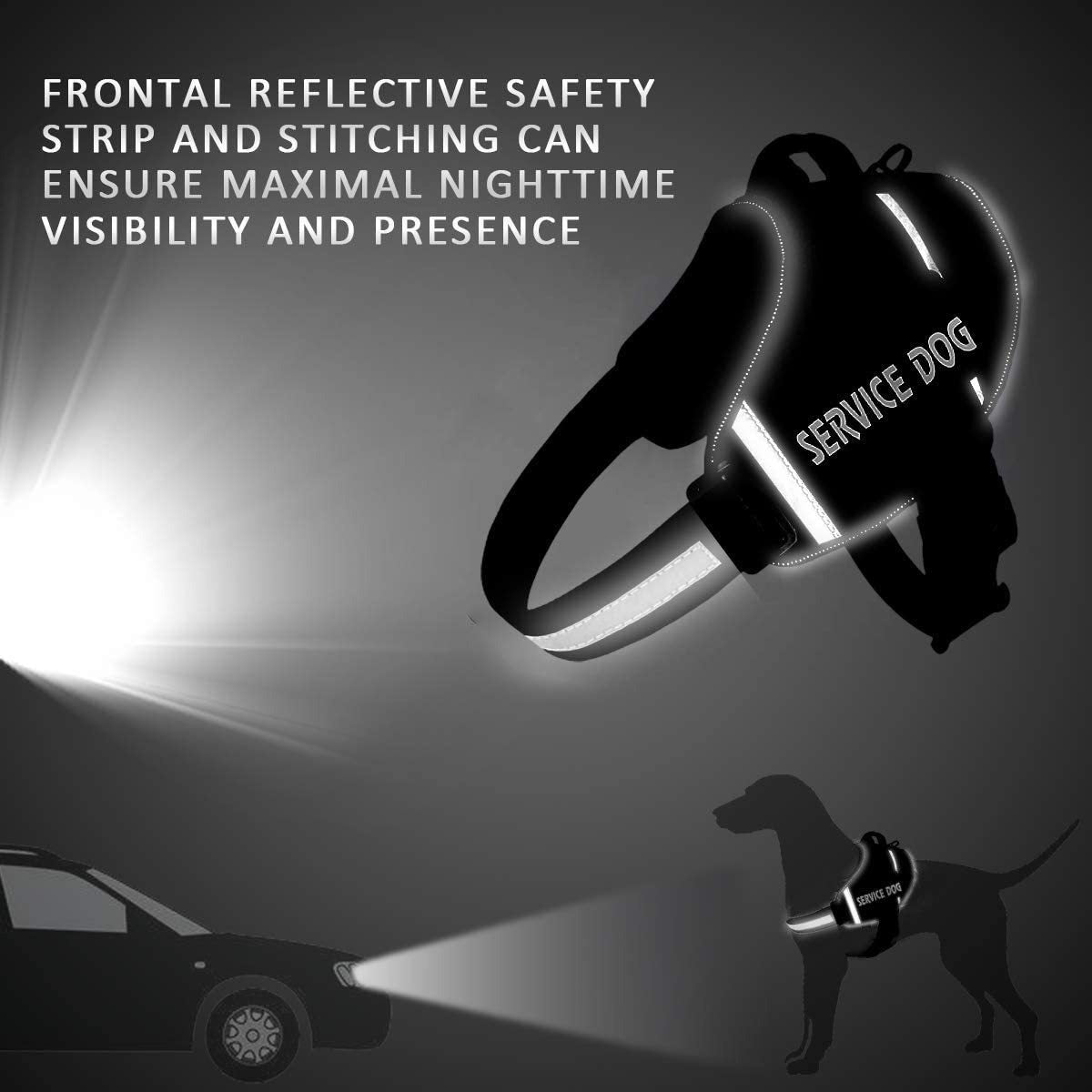 Reflective Service Dog Vest eprolo