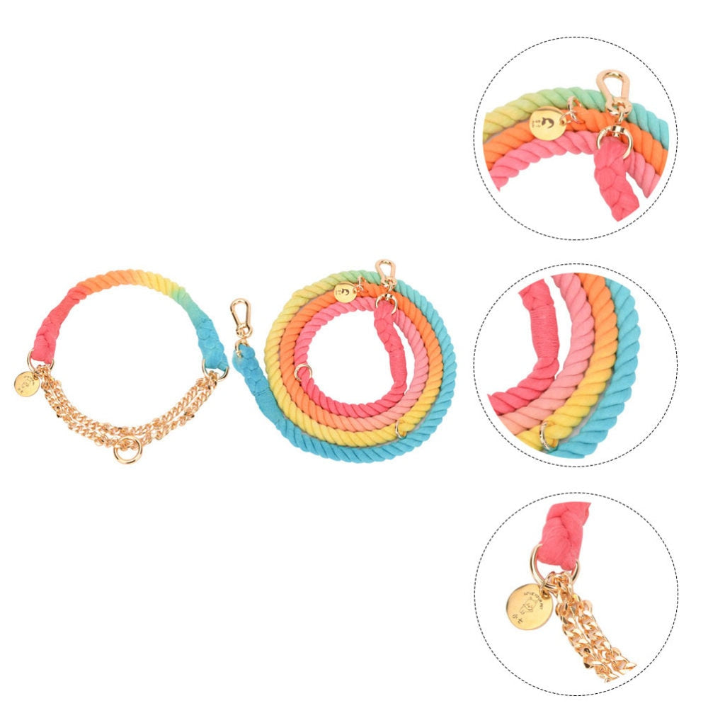 LuxeLeash Multicolor Rope Leash eprolo